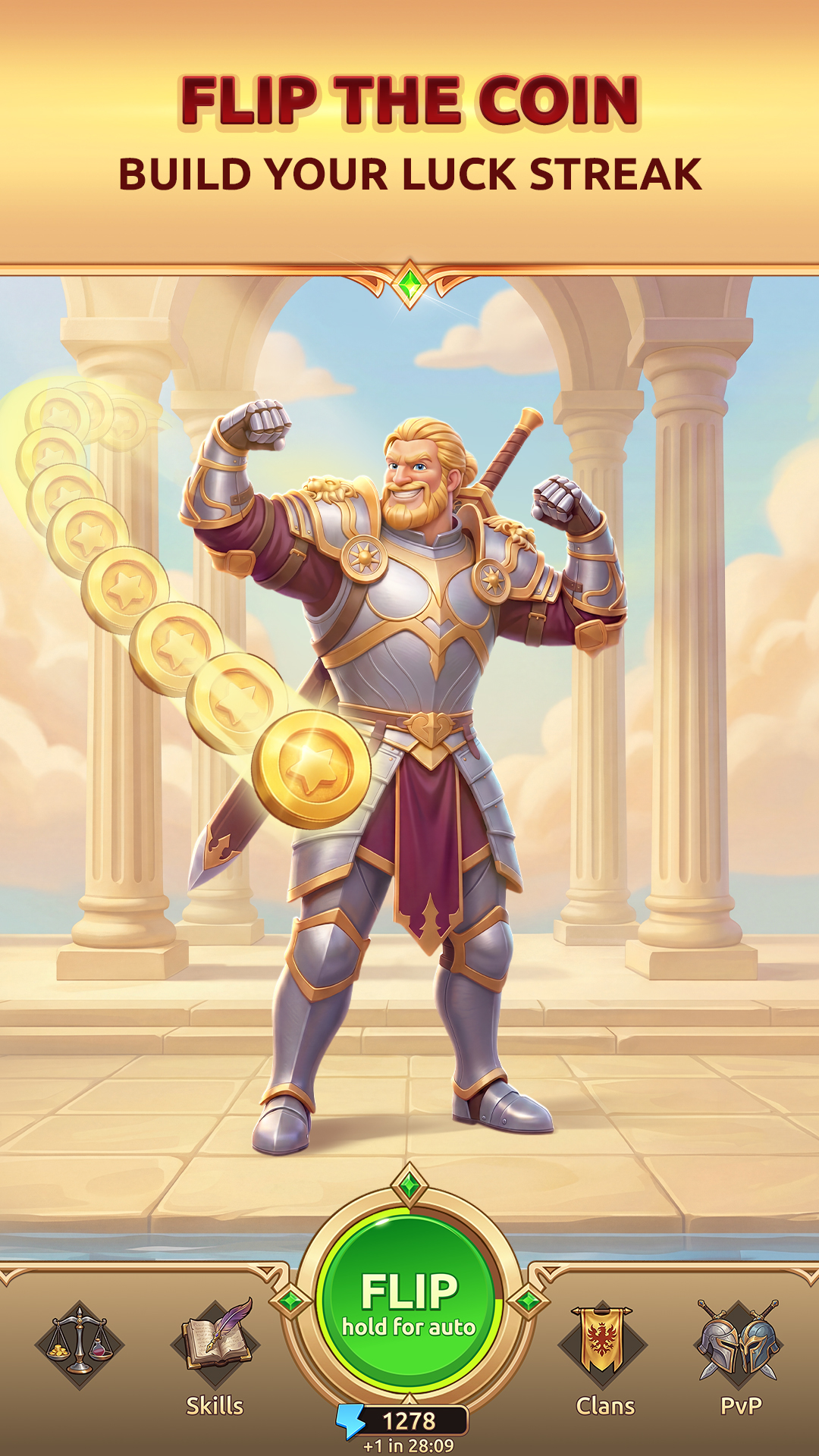 Flipero coin flip screenshot
